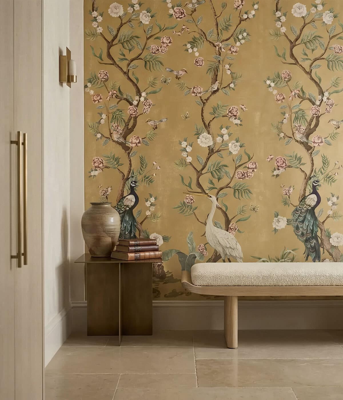 Elegant Hallway Wallpaper